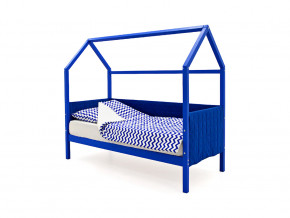 Кровать-домик мягкий Svogen синий в Тарко-Сале - tarko-sale.magazinmebel.ru | фото