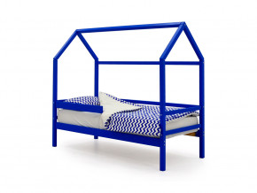 Кровать-домик Svogen с бортиком синий в Тарко-Сале - tarko-sale.magazinmebel.ru | фото