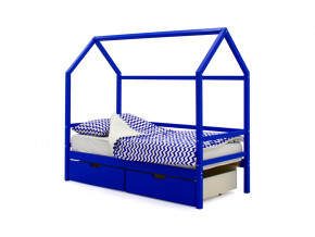 Кровать-домик Svogen с ящиками синий в Тарко-Сале - tarko-sale.magazinmebel.ru | фото