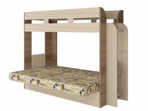 Кровать двухъярусная Карамель 75 шимо ткань савана в Тарко-Сале - tarko-sale.magazinmebel.ru | фото - изображение 2