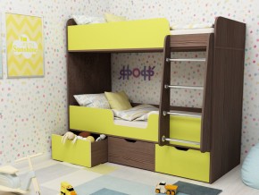 Кровать двухъярусная Малыш двойняшка бодега-лайм в Тарко-Сале - tarko-sale.magazinmebel.ru | фото - изображение 1
