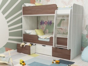 Кровать двухъярусная Малыш двойняшка винтерберг-бодега в Тарко-Сале - tarko-sale.magazinmebel.ru | фото