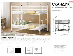 Кровать двухъярусная Скандик 42.20-01 в Тарко-Сале - tarko-sale.magazinmebel.ru | фото - изображение 2