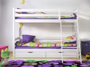 Кровать двухъярусная Сонечка с ящиками и лестницей в Тарко-Сале - tarko-sale.magazinmebel.ru | фото - изображение 2