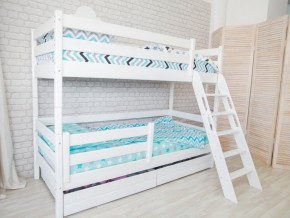 Кровать двухъярусная Сонечка с наклонной лестницей и ящиками в Тарко-Сале - tarko-sale.magazinmebel.ru | фото - изображение 2