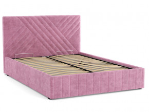 Кровать Гамма 1400 с основанием велюр тенерифе розовый в Тарко-Сале - tarko-sale.magazinmebel.ru | фото - изображение 2