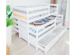Кровать из массива с выдвижным спальным местом Матрешка Эко в Тарко-Сале - tarko-sale.magazinmebel.ru | фото - изображение 2