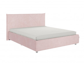 Кровать Квест 1600 велюр нежно-розовый в Тарко-Сале - tarko-sale.magazinmebel.ru | фото - изображение 1