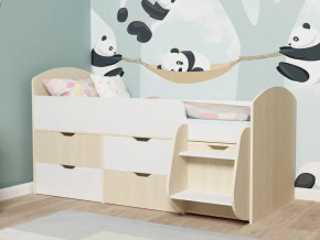Кровать Малыш-7 Дуб-Белое дерево в Тарко-Сале - tarko-sale.magazinmebel.ru | фото - изображение 1