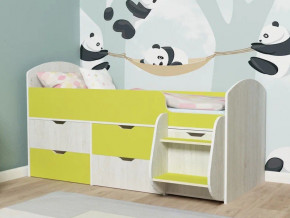 Кровать Малыш-7 Винтербер-Лайм в Тарко-Сале - tarko-sale.magazinmebel.ru | фото