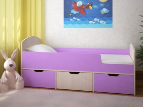 Кровать Малыш Мини Дуб молочный-Ирис в Тарко-Сале - tarko-sale.magazinmebel.ru | фото