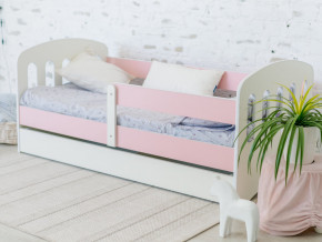 Кровать Малыш с ящиком розовый в Тарко-Сале - tarko-sale.magazinmebel.ru | фото