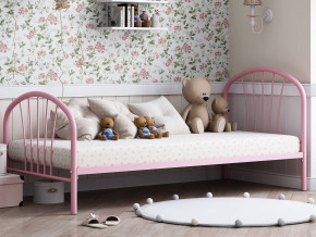 Кровать металлическая Эвора Розовый в Тарко-Сале - tarko-sale.magazinmebel.ru | фото