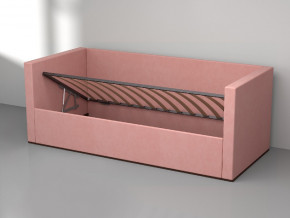 Кровать мягкая с подъёмным механизмом арт. 030 розовый в Тарко-Сале - tarko-sale.magazinmebel.ru | фото - изображение 2