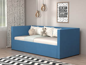Кровать мягкая с подъёмным механизмом арт. 030 синий в Тарко-Сале - tarko-sale.magazinmebel.ru | фото - изображение 1