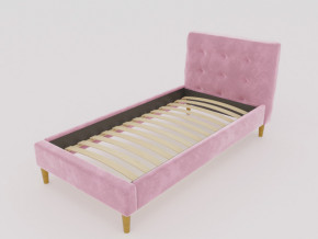 Кровать Пайли 900 розовый в Тарко-Сале - tarko-sale.magazinmebel.ru | фото - изображение 1