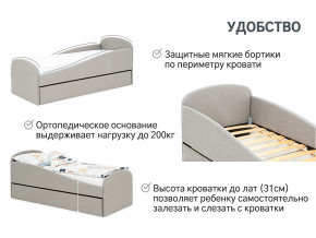 Кровать с ящиком Letmo халва (рогожка) в Тарко-Сале - tarko-sale.magazinmebel.ru | фото - изображение 11
