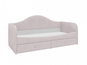 Кровать с мягкой обивкой Алиса ПМ-332.18 велюр розовый в Тарко-Сале - tarko-sale.magazinmebel.ru | фото - изображение 1