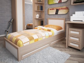 Кровать с настилом Остин модуль 21 с ящиками 24 в Тарко-Сале - tarko-sale.magazinmebel.ru | фото