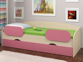 Кровать Соня 2 дуб молочный-розовый в Тарко-Сале - tarko-sale.magazinmebel.ru | фото - изображение 2
