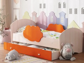 Кровать Тучка с ящиком дуб-оранж в Тарко-Сале - tarko-sale.magazinmebel.ru | фото - изображение 1