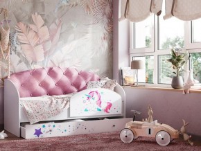 Кровать Звездочка с бортиком Белый-розовый в Тарко-Сале - tarko-sale.magazinmebel.ru | фото