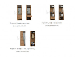 Прихожая Соренто Дуб крафт в Тарко-Сале - tarko-sale.magazinmebel.ru | фото - изображение 2