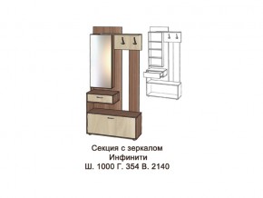 Секция с зеркалом в Тарко-Сале - tarko-sale.magazinmebel.ru | фото