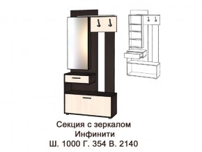 Секция с зеркалом в Тарко-Сале - tarko-sale.magazinmebel.ru | фото