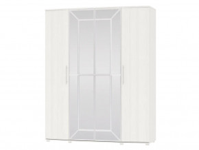 Шкаф 4-х дверный Амели 4-5200 Рамух белый в Тарко-Сале - tarko-sale.magazinmebel.ru | фото