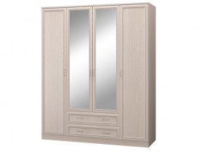 Шкаф 4-х дверный с зеркалом и ящиками в Тарко-Сале - tarko-sale.magazinmebel.ru | фото