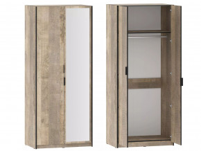 Шкаф для одежды Фолк НМ 014.03 фасад с зеркалом в Тарко-Сале - tarko-sale.magazinmebel.ru | фото