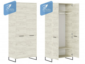 Шкаф для одежды ШК-001 Лофт дуб крафт белый в Тарко-Сале - tarko-sale.magazinmebel.ru | фото - изображение 1