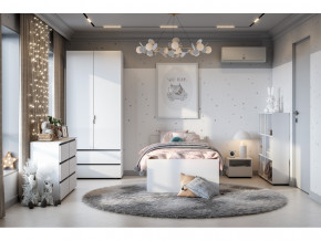 Спальня Токио Белый текстурный в Тарко-Сале - tarko-sale.magazinmebel.ru | фото - изображение 8