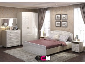 Спальня Виктория МДФ с большим комодом в Тарко-Сале - tarko-sale.magazinmebel.ru | фото - изображение 1