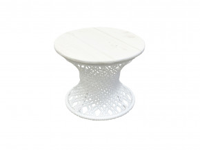 Стол Бонго мини диаметр 400 белый в Тарко-Сале - tarko-sale.magazinmebel.ru | фото - изображение 1
