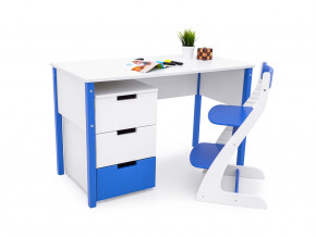 Стол письменный Svogen сине-белый в Тарко-Сале - tarko-sale.magazinmebel.ru | фото - изображение 3