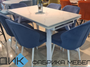 Стол SKL 140 керамика белый мрамор/подстолье белое в Тарко-Сале - tarko-sale.magazinmebel.ru | фото - изображение 2