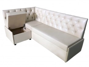 Угловой диван Призма со стяжками белый со спальным местом в Тарко-Сале - tarko-sale.magazinmebel.ru | фото - изображение 2