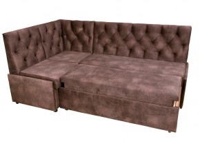 Угловой диван Призма со стяжкми коричневый со спальным местом в Тарко-Сале - tarko-sale.magazinmebel.ru | фото - изображение 4