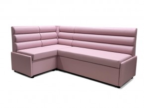 Угловой диван Призма Валики со спальным местом розовый в Тарко-Сале - tarko-sale.magazinmebel.ru | фото - изображение 1