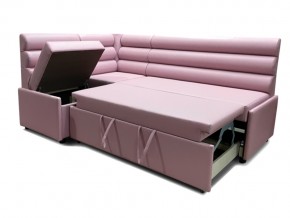 Угловой диван Призма Валики со спальным местом розовый в Тарко-Сале - tarko-sale.magazinmebel.ru | фото - изображение 2